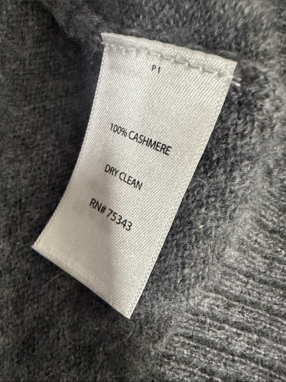 Max Studio 100% Cashmere Hooded Open Front Long Cardigan Sweater Gray M - Picture 6 of 8